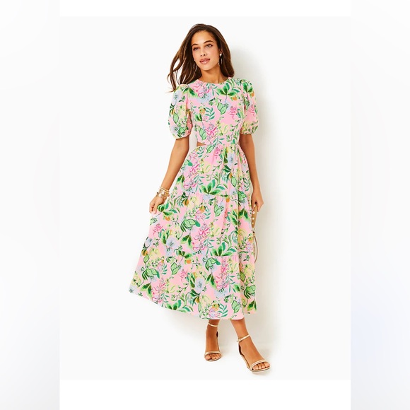 Lilly Pulitzer Dresses & Skirts - Lilly Pulitzer Lyssa Cotton Midi Dress